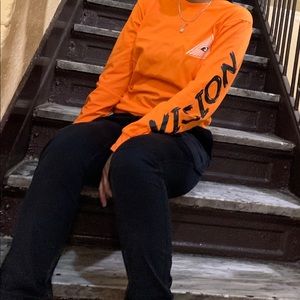 VISION “Orange” Eye Of Providence Long Sleeve